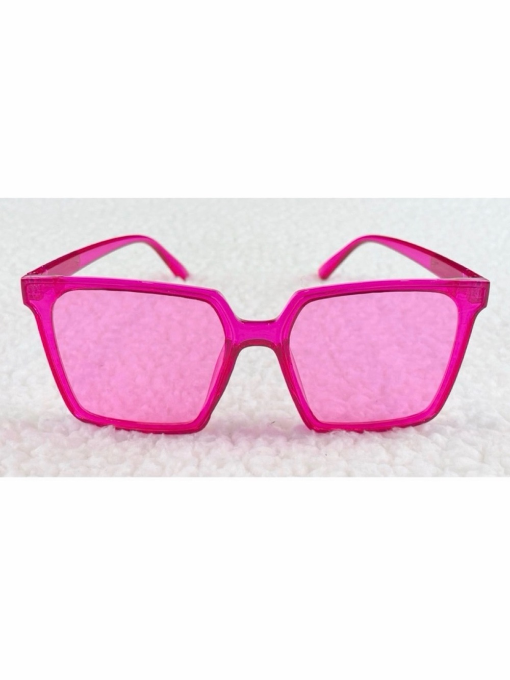 (NIB) RENNES • Hot Pink Square Frame Fashion Glasses